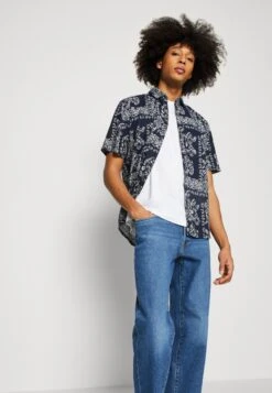 Tom Tailor Printed Paisley Shirt - Camicia - Navy -Tom Tailor b911a4055068448a9c985e1f24ba6fb5