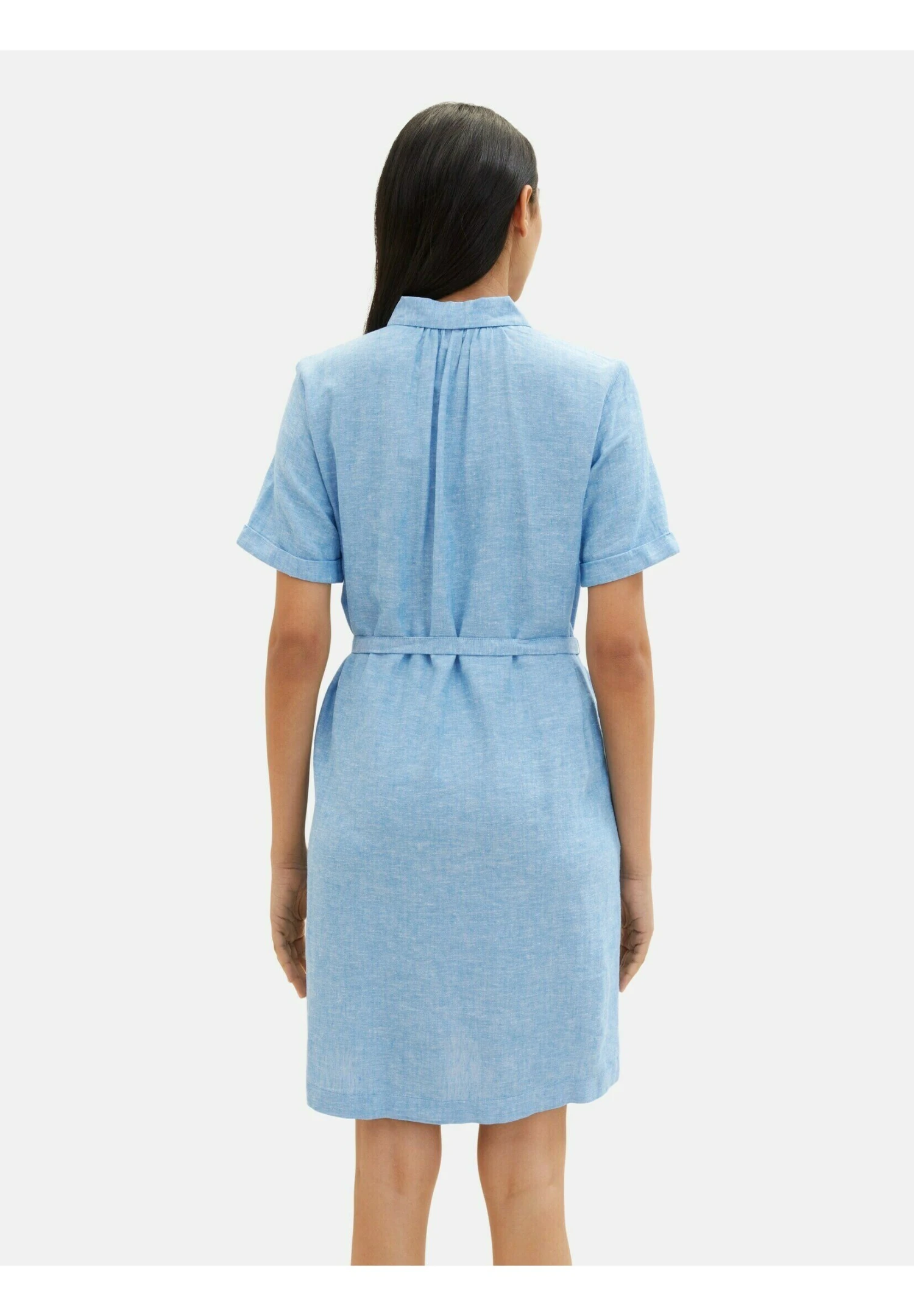Tom Tailor Abito A CamiciaSoft Cloud Blue Donna Vestiti TO221C0QW-K11 5 Tom Tailor Abito A CamiciaSoft Cloud Blue Donna Vestiti TO221C0QW-K11 - immagine 3