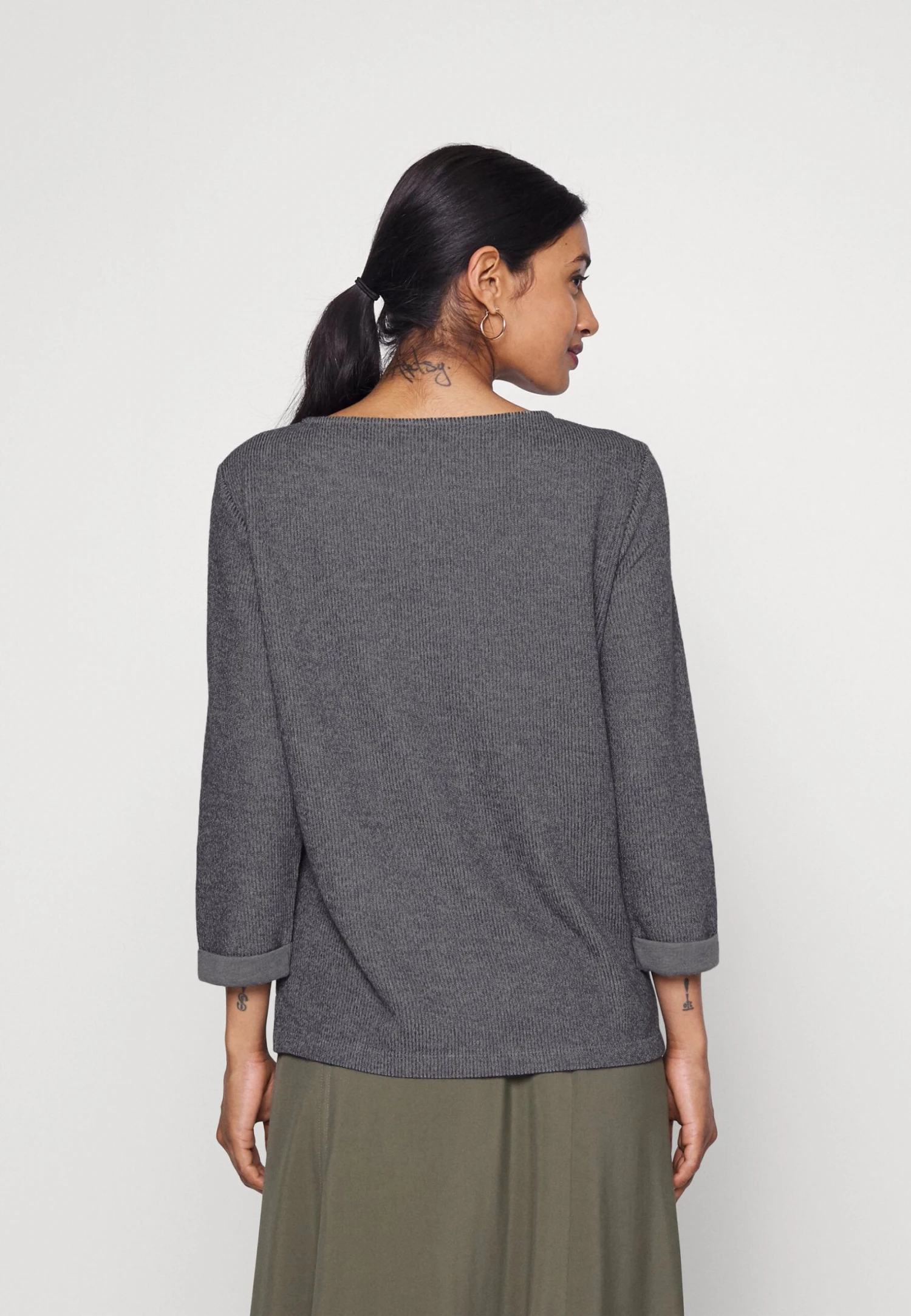 Tom Tailor Double FaceMaglioneEvident Anthracite Melange Donna Maglieria TO221J08S-Q11 5 Tom Tailor Double FaceMaglioneEvident Anthracite Melange Donna Maglieria TO221J08S-Q11 - immagine 3