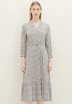 Tom Tailor Gemustertes Mit VolantsVestito EstivoGrey Floral Design Donna Vestiti TO221C0RK-C11