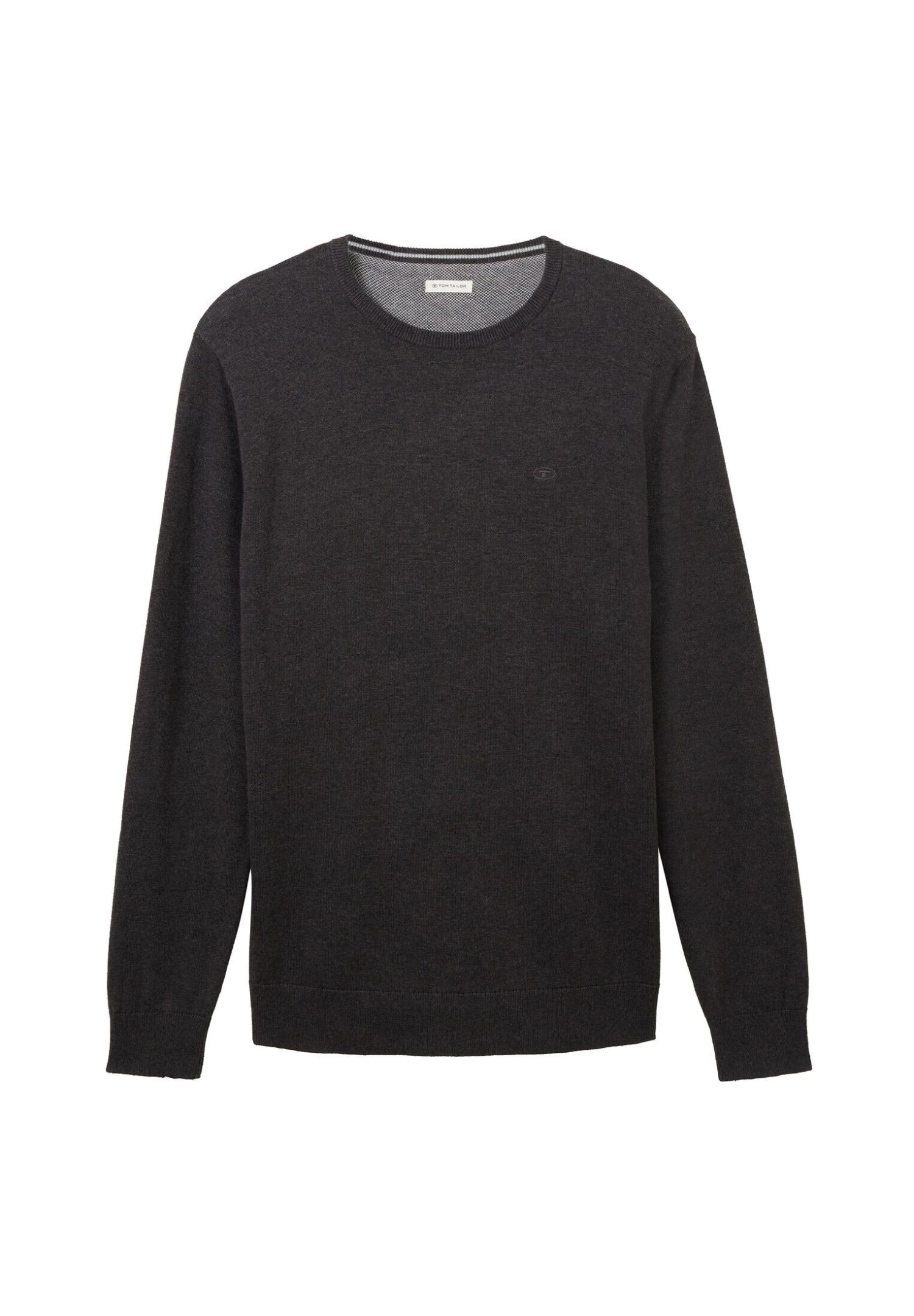 Tom Tailor Basic Crew NeckMaglioneBlack Grey Melange Uomo Maglieria TO222Q0F9-Q11 7 Tom Tailor Basic Crew NeckMaglioneBlack Grey Melange Uomo Maglieria TO222Q0F9-Q11 - immagine 5