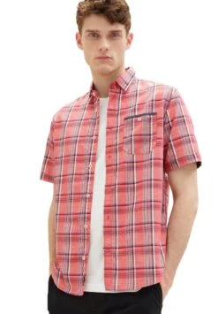 Tom Tailor Mit KaromusterCamiciaRot Uomo Camicie TO222D107-G11 -Tom Tailor bc261326259e4ffa9f86fc46b614f3d8