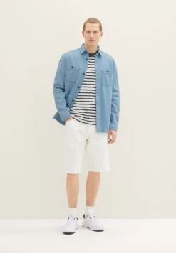 Tom Tailor Structured Stripe - T-Shirt Con Stampa - Navy 10 Tom Tailor Structured Stripe - T-Shirt Con Stampa - Navy -Tom Tailor bcd8e691870f4868ba03d9bc9f6fcfec