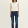 Tom Tailor Alexa StraightJeans A SigarettaDark Stone Wash Denim Donna Jeans TO221N0BW-K11 -Tom Tailor bd62aad46b724a679068f83def618293