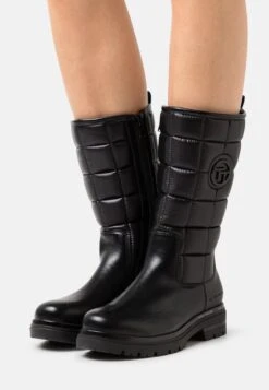 Tom Tailor Stivali Con PlateauBlack Donna Stivali TO211X033-Q11