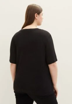Tom Tailor Plus Mit Print T-Shirt Con StampaDeep Black Donna T-shirt E Top TO221D1HF-Q11 -Tom Tailor be6e8cfb6a7448c5b0e50f6b5d7457cd