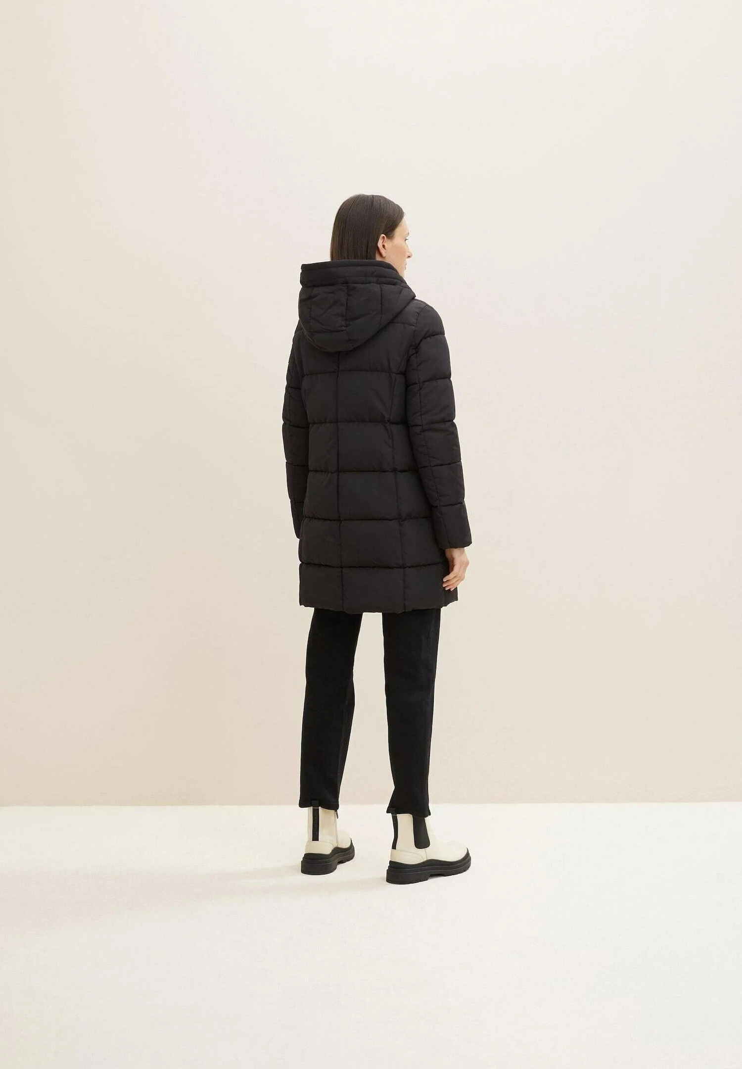 Tom Tailor GesteppterCappotto InvernaleDeep Black Donna Cappotti TO221U08C-Q11 5 Tom Tailor GesteppterCappotto InvernaleDeep Black Donna Cappotti TO221U08C-Q11 - immagine 3