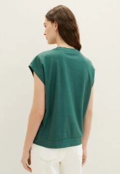 Tom Tailor Mit StrukturT-Shirt Con StampaPine Green Towelling Waves Donna T-shirt E Top TO221D1IE-M12 -Tom Tailor c0ba821b8751431e8d85b3923ad1816b