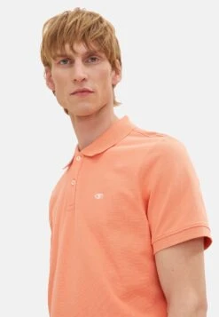 Tom Tailor Basic Kurzarm Mit Logo-Stickerei - Polo - Orange -Tom Tailor c0f4b03ee2484bcf99a341dd64dbb931