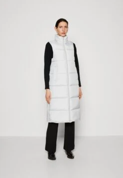 TOM TAILOR Denim Long Puffer VestSmanicatoBasic Light Grey Donna Giacche E Blazer TO721U055-C11