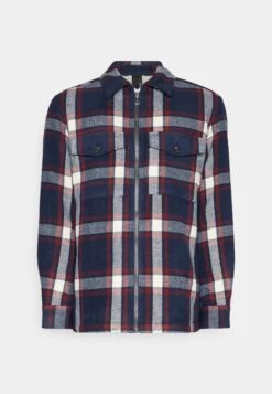 Tom Tailor Padded JacketGiacca Da Mezza StagioneNavy Red White Check Uomo Giacche TO222T0DW-K11 -Tom Tailor c1d209a1a06b42f28deee1fb900b08cb