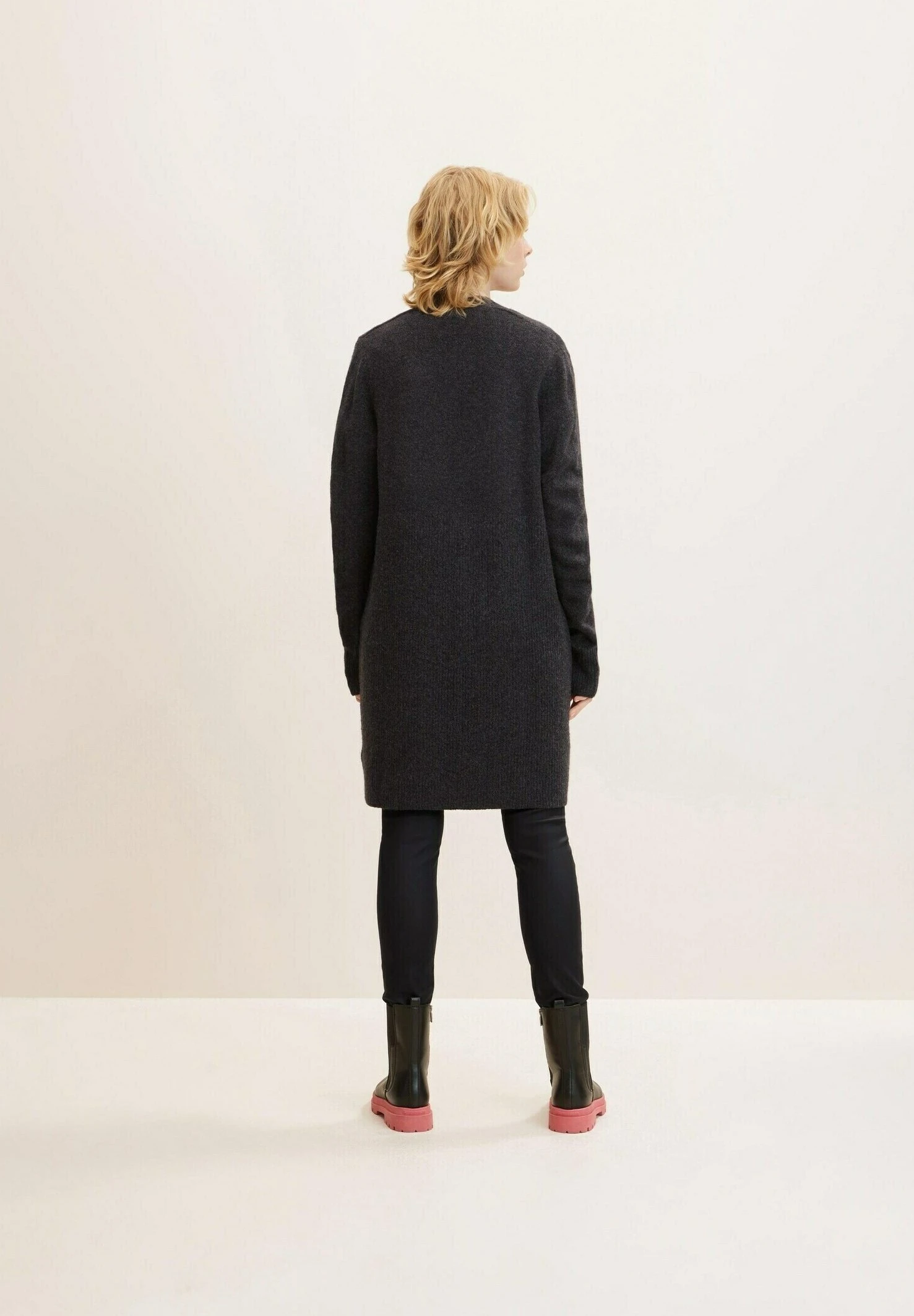 TOM TAILOR Denim Langer CardiganShale Grey Melange Donna Maglieria TO721I0KG-C11 5 TOM TAILOR Denim Langer CardiganShale Grey Melange Donna Maglieria TO721I0KG-C11 - immagine 3