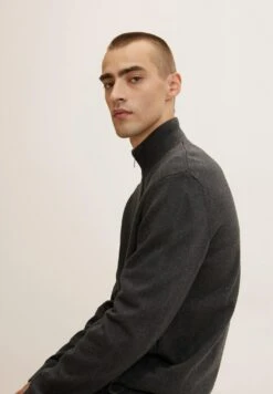 Tom Tailor Cardigan - Black Grey Melange -Tom Tailor c35f27b60521404c954aa9e237ce4267