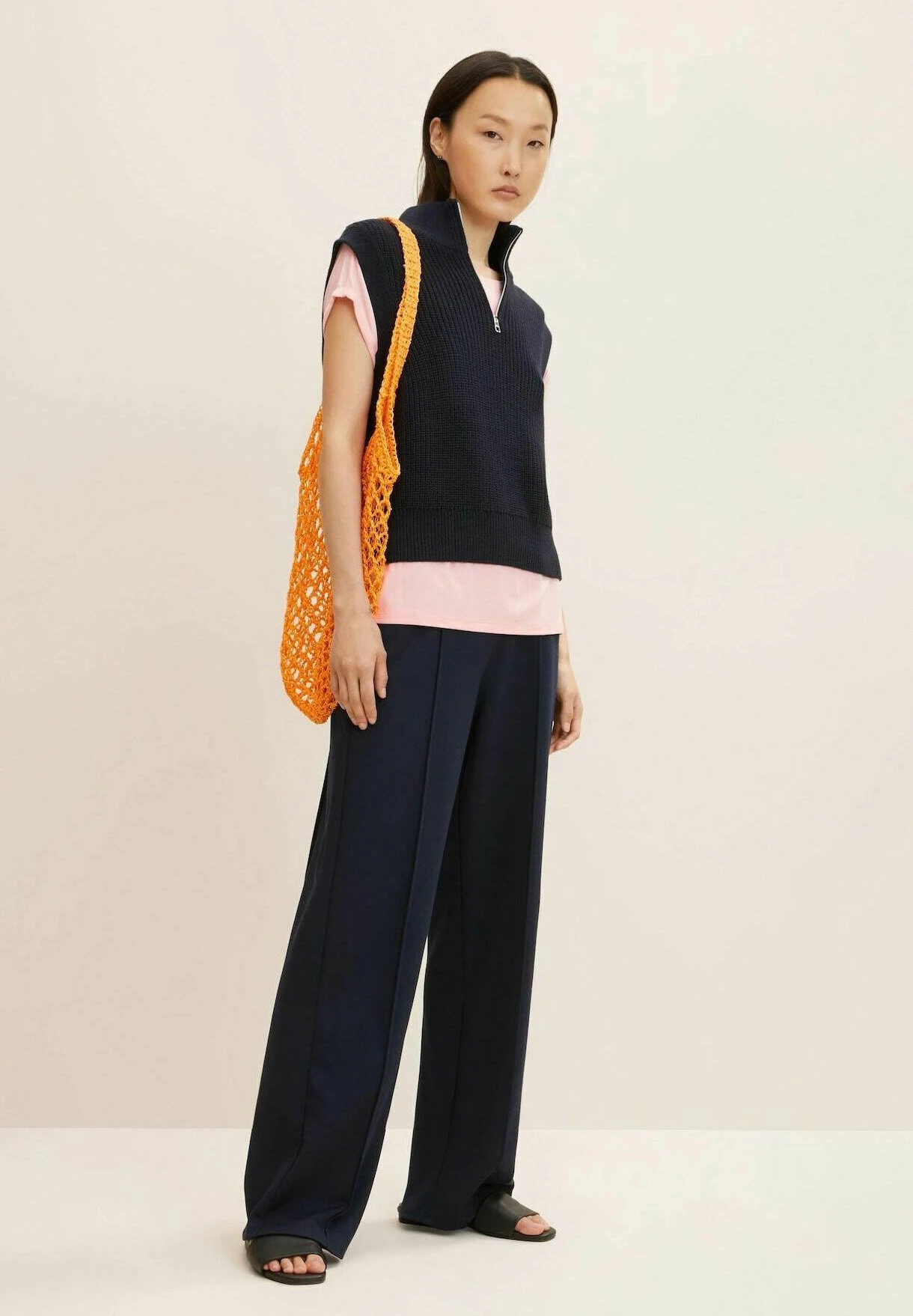 TOM TAILOR Denim Fluent T-Shirt BasicSoft Pink Donna T-shirt E Top TO721D0YH-J11 4 TOM TAILOR Denim Fluent T-Shirt BasicSoft Pink Donna T-shirt E Top TO721D0YH-J11 - immagine 2