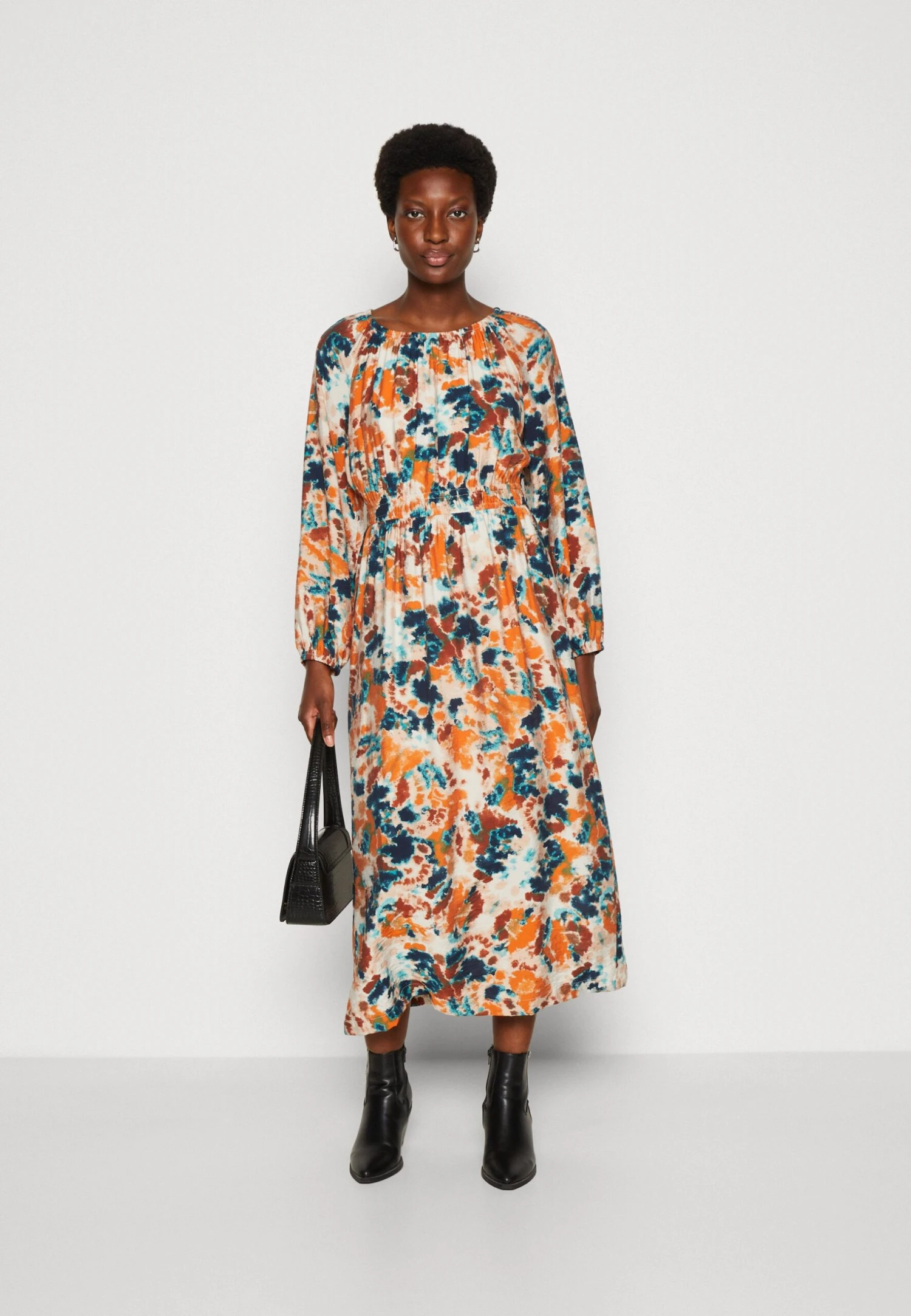 Tom Tailor Feminine DressVestito EstivoGrey/Orange Donna Vestiti TO221C0PZ-T11 4 Tom Tailor Feminine DressVestito EstivoGrey/Orange Donna Vestiti TO221C0PZ-T11 - immagine 2