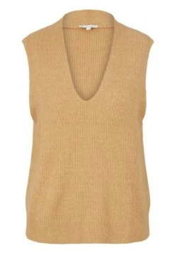 Tom Tailor Mit V Ausschnitt MaglioneSoft Light Camel Melange Donna Maglieria TO221I0RS-B11 -Tom Tailor c44755e81f054599bdf73b3d2ef184b5