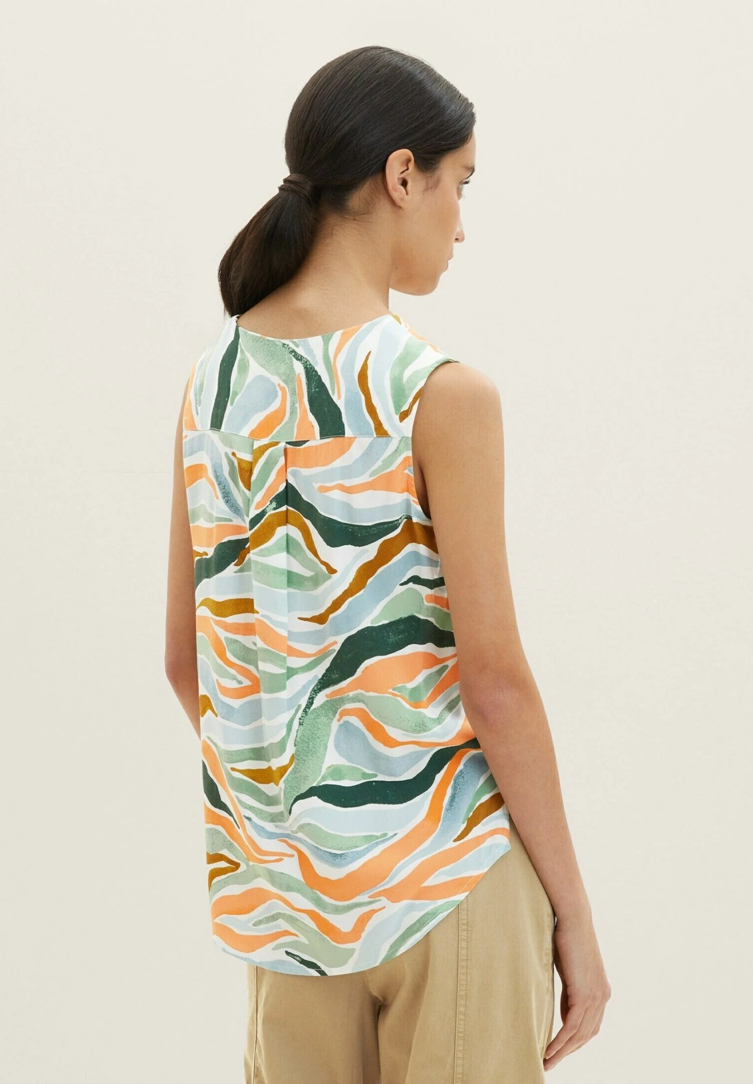 Tom Tailor CamicettaColorful Wavy Design Donna Camicie E Bluse TO221E15X-T11 5 Tom Tailor CamicettaColorful Wavy Design Donna Camicie E Bluse TO221E15X-T11 - immagine 3