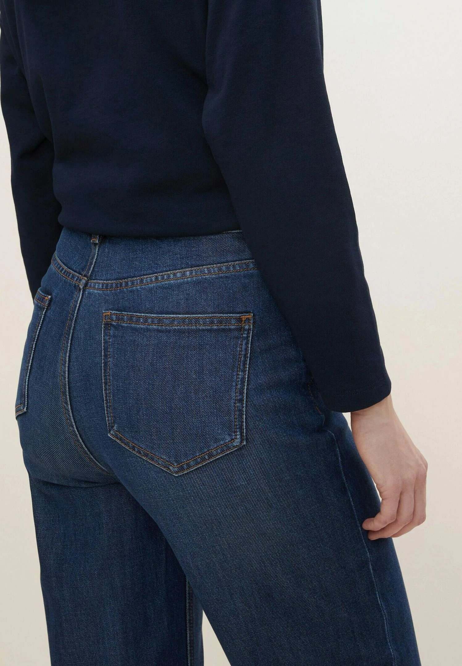 Tom Tailor Jeans A Sigaretta - Rinsed Blue Denim 7 Tom Tailor Jeans A Sigaretta - Rinsed Blue Denim - immagine 5