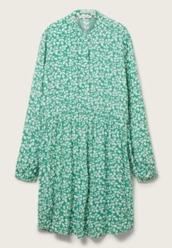 Tom Tailor Mit Allover-Blumenprint Vestito EstivoGreen Floral Design Donna Vestiti TO221C0PW-M11 -Tom Tailor c4ab674a19304679870deac3e10187db