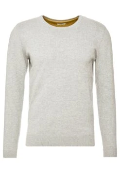 Tom Tailor Basic Crew Neck - Maglione - Light Soft Grey Melange -Tom Tailor c685250e3a2a4955a3370dd05c153001