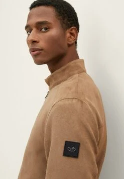 Tom Tailor Mit Stehkrgen Giacca In SimilpelleViper Brown Fake Leather Uomo Giacche TO222T0E9-O11 -Tom Tailor c6a9ff1b5ce04d489e94d6b6febf8996