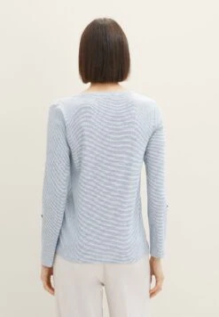 Tom Tailor Longsleeve Stripe HenleyMaglietta A Manica LungaOffwhite Navy Donna T-shirt E Top TO221D152-A11 10 Tom Tailor Longsleeve Stripe HenleyMaglietta A Manica LungaOffwhite Navy Donna T-shirt E Top TO221D152-A11 -Tom Tailor c72bb543770545d79bfd60fb5754563c