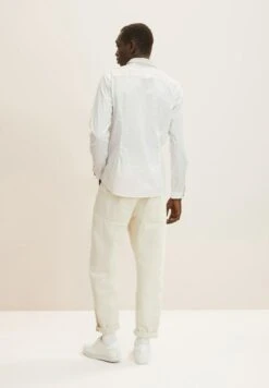 Tom Tailor Mit Allover-Print CamiciaOff White Geometric Design Uomo Camicie TO222D0XM-A11 -Tom Tailor c7ea89b882564355b3e5fad69d4d5118