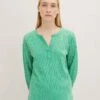Tom Tailor StripeCamicettaGreen White Thin Stripe Donna Camicie E Bluse TO221E13I-M11 -Tom Tailor c7f3f82571ff46c1b8e48f767b644d96