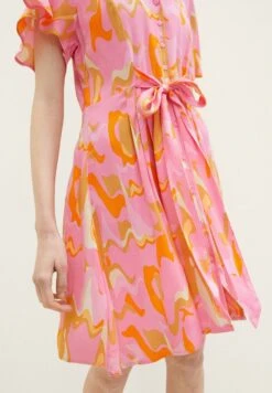 TOM TAILOR Denim Abito A CamiciaAbstract Pink Print Donna Vestiti TO721C0HE-J11 -Tom Tailor c8855234b4074214a2e90a86ee932b27