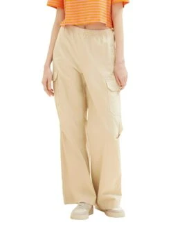 TOM TAILOR Denim Pantaloni CargoDusty Sand Beige Donna Pantaloni TO721A0BM-B11 -Tom Tailor c8b17a492f534104bd9ff43e4d758ab9