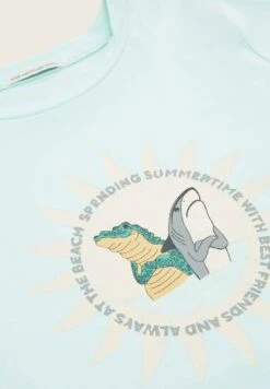 Tom Tailor Mit MotivprintT-Shirt Con StampaLight Aqua Bambini T-shirt & Top TO224G0XV-K11 -Tom Tailor c9921a1d969f487697f1e99ff5ea31e8