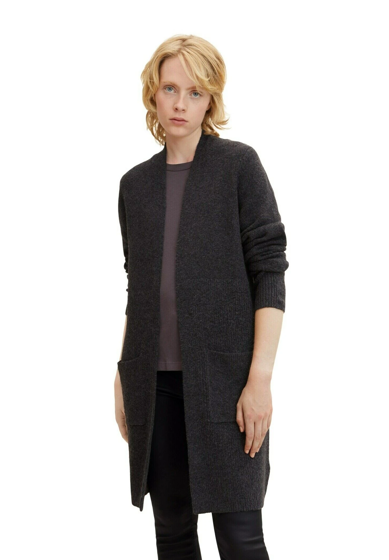 TOM TAILOR Denim Langer CardiganShale Grey Melange Donna Maglieria TO721I0KG-C11 9 TOM TAILOR Denim Langer CardiganShale Grey Melange Donna Maglieria TO721I0KG-C11 - immagine 7