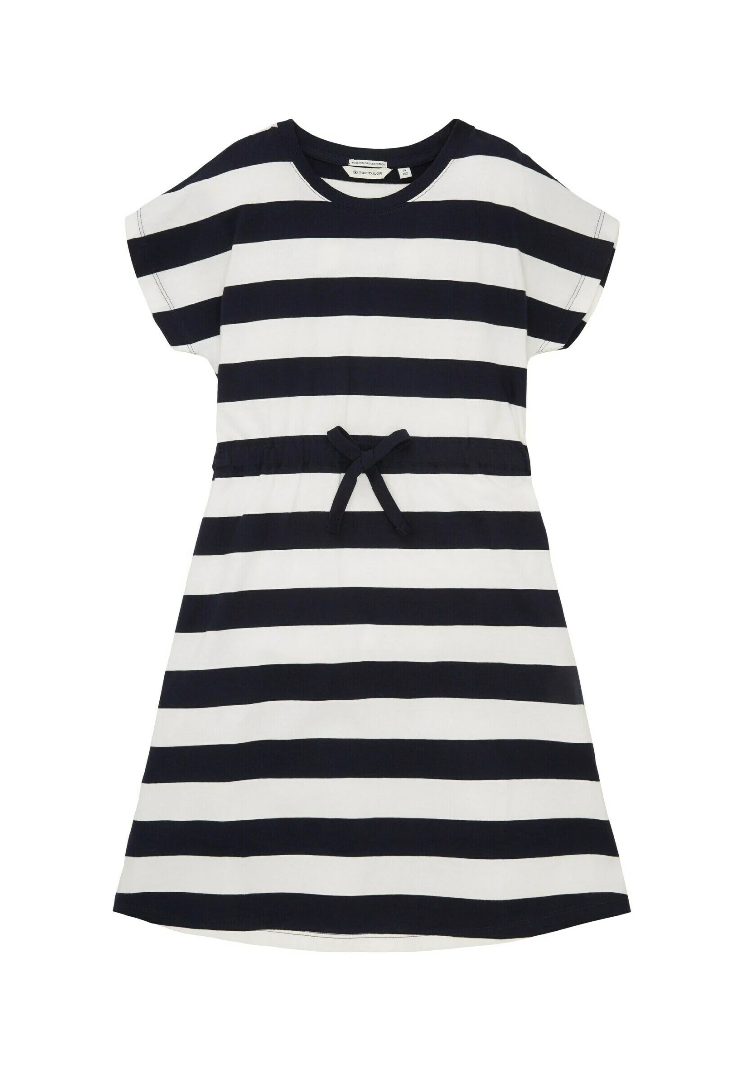 Tom Tailor Vestito Di MaglinaNavy Block Stripe Bambini Vestiti TO223F0CV-K11 3 Tom Tailor Vestito Di MaglinaNavy Block Stripe Bambini Vestiti TO223F0CV-K11