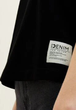 TOM TAILOR Denim T-Shirt BasicDeep Black Donna T-shirt E Top TO721D133-Q11 -Tom Tailor ca7feb1e5c474541bb19eca1e67b259c