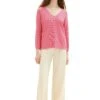 Tom Tailor Mit V AusschnittMaglionePink Sand Stripe Donna Maglieria TO221I0UV-J12 -Tom Tailor ca8dee26ad4741789d32b858ea507383