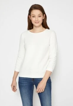 TOM TAILOR Denim Structured SweatshirtFelpaOff White Donna Felpe TO721J0AE-A11