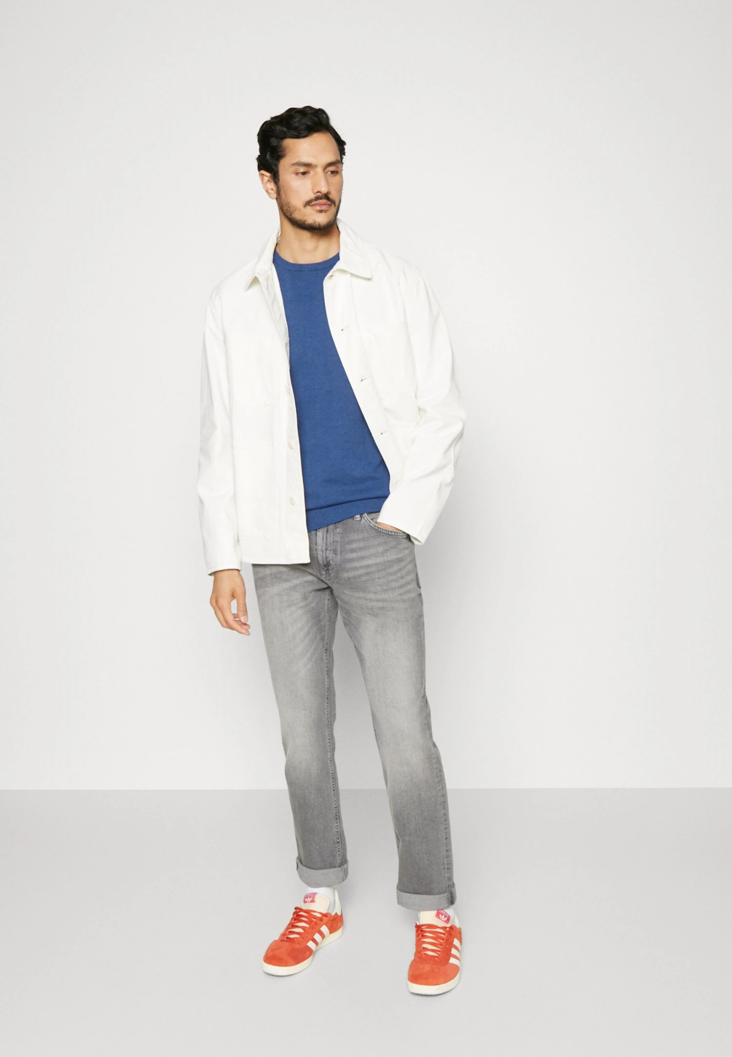 Tom Tailor MarvinJeans A SigarettaUsed Light Stone Grey Denim Uomo Jeans TO222G0B1-C11 4 Tom Tailor MarvinJeans A SigarettaUsed Light Stone Grey Denim Uomo Jeans TO222G0B1-C11 - immagine 2