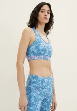 Tom Tailor Active Wear Atmungsaktiver SportBustinoSteel Blue Aop Donna Intimo TO281A006-K11 -Tom Tailor cb59f3dcecb0464eb2ba26bafade12e3