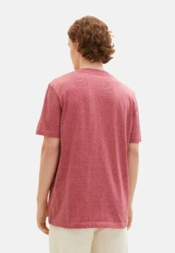 Tom Tailor Kurzarm - T-Shirt Basic - Rot -Tom Tailor cb715e475dec4f758ed6a1b4766e1de4