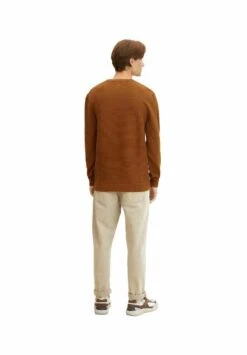 Tom Tailor Basic Structured - Maglione - Equestrian Brown Melange -Tom Tailor cbe5390ad07446b5b26693ecebca5468