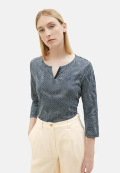Tom Tailor Mit Allover-PrintCamicettaNavy Geometrical Design Donna Camicie E Bluse TO221E17A-K11 -Tom Tailor cc1218ca0a3c459da42ac8950de16181