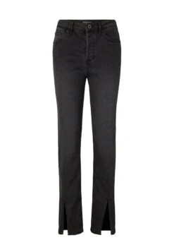 TOM TAILOR Denim Emma Straight Fit Jeans A SigarettaUsed Dark Stone Black Denim Donna Jeans TO721N0AT-Q11