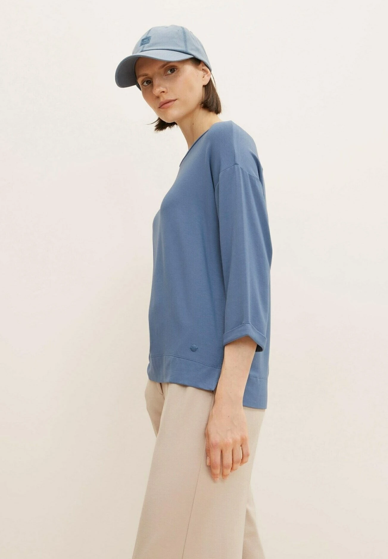 Tom Tailor FelpaStormy Sea Blue Donna Felpe TO221D1FL-K11 6 Tom Tailor FelpaStormy Sea Blue Donna Felpe TO221D1FL-K11 - immagine 4