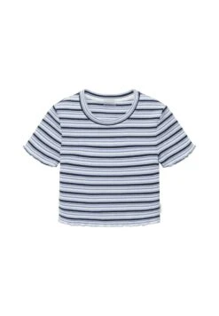 Tom Tailor GestreiftesT-Shirt Con StampaNavy Blue Summer Stripe Bambini T-shirt & Top TO223G0TJ-K11