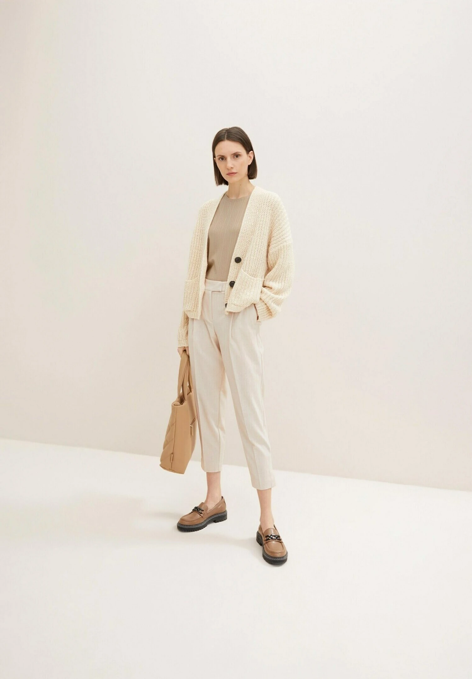 Tom Tailor CardiganSoft Buttercream Melange Donna Maglieria TO221I0SM-A11 4 Tom Tailor CardiganSoft Buttercream Melange Donna Maglieria TO221I0SM-A11 - immagine 2