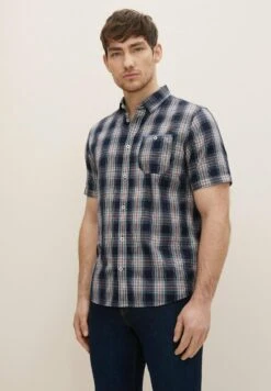 Tom Tailor CamiciaNavyBaseColorfulCheck Uomo Camicie TO222D0W0-K11