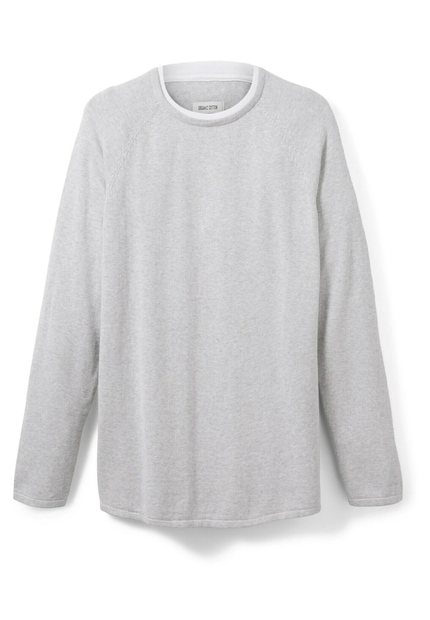 TOM TAILOR Denim Basic MaglioneLight Stone Grey Melange Uomo Maglieria TO722Q0BB-C11 8 TOM TAILOR Denim Basic MaglioneLight Stone Grey Melange Uomo Maglieria TO722Q0BB-C11 - immagine 6