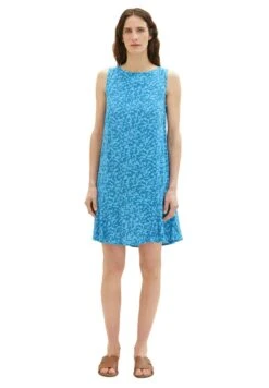 Tom Tailor VolantVestito EstivoBlue Geo Design Donna Vestiti TO221C0QH-K11 -Tom Tailor cfd2338764d54f5aa1a21476b9c0d726