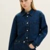 TOM TAILOR Denim CroppedGiacca Di JeansClean Dark Stone Blue Denim Donna Giacche E Blazer TO721G06I-K11 -Tom Tailor d0170e2933634602a2a8d8669b9735d2