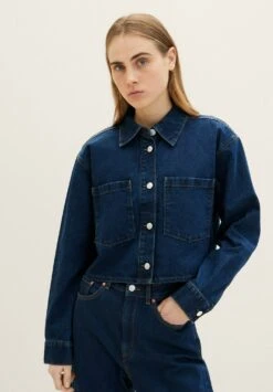 TOM TAILOR Denim CroppedGiacca Di JeansClean Dark Stone Blue Denim Donna Giacche E Blazer TO721G06I-K11
